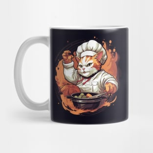 Cooking Chef Cat Mug